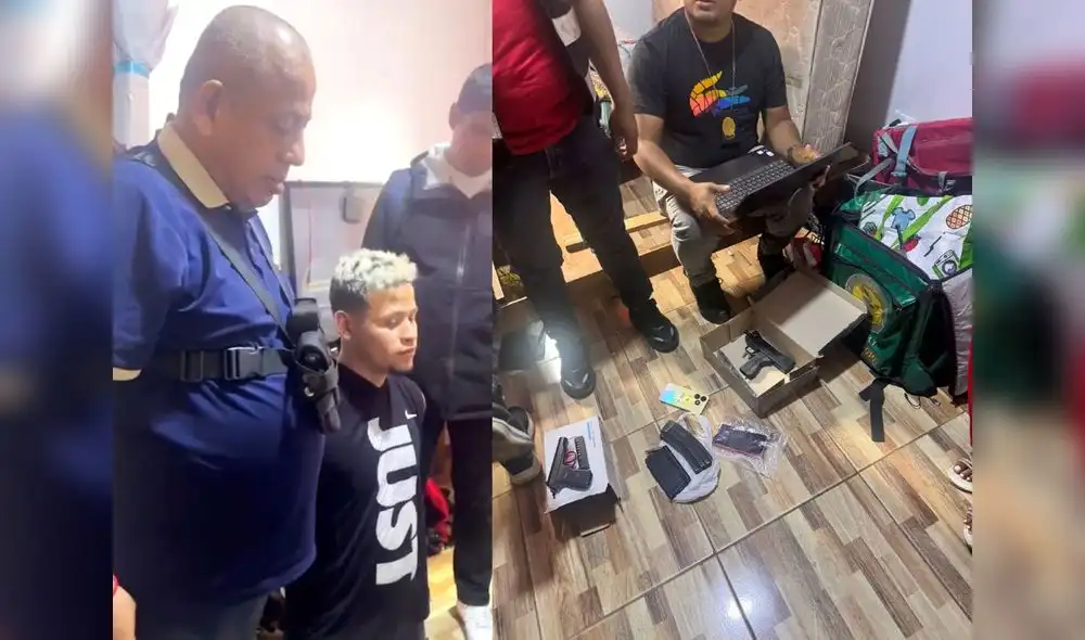 Alias Gringo cayó con una ametralladora UZI y una pistola. Alias Gringo cayó con una ametralladora UZI y una pistola.