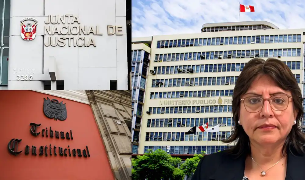 La JNJ intenta frenar el regreso de Delia Espinoza como titular del Ministerio Público. Foto: Composición/LR La JNJ intenta frenar el regreso de Delia Espinoza como titular del Ministerio Público. Foto: Composición/LR