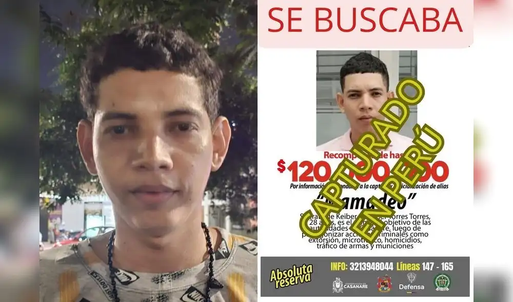 Mamadeo, uno de los hombres más buscados en Colombia cayó en Perú. Mamadeo, uno de los hombres más buscados en Colombia cayó en Perú.