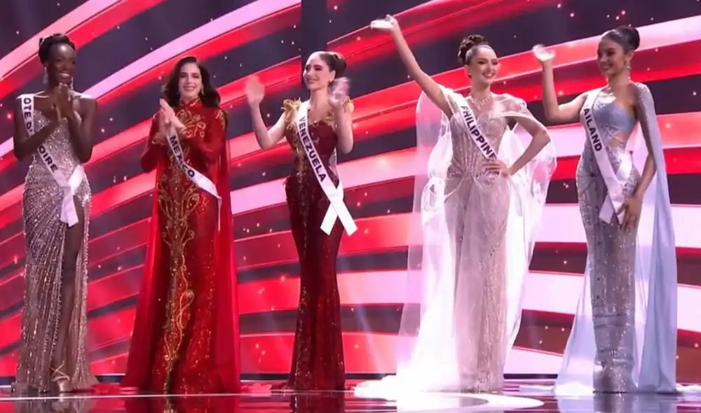 TOP 5 del Miss Universo 2025. Foto: difusión TOP 5 del Miss Universo 2025. Foto: difusión