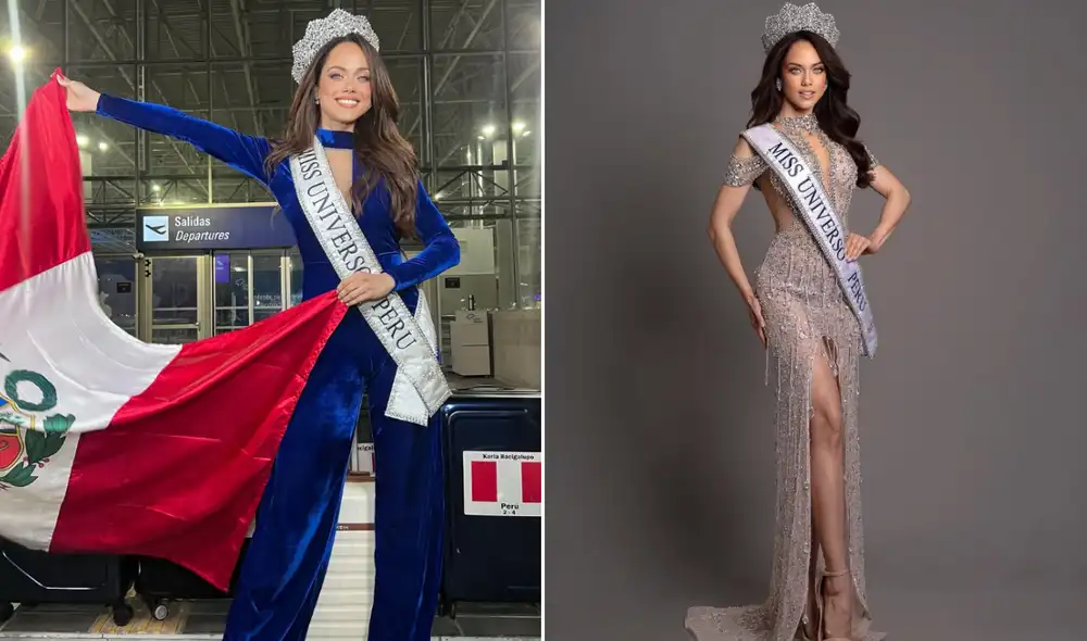Karla Bacigalupo se despidió del certamen con un mensaje dirigido a la Organización Miss Perú y al público peruano. Foto: Composición LR Karla Bacigalupo se despidió del certamen con un mensaje dirigido a la Organización Miss Perú y al público peruano. Foto: Composición LR