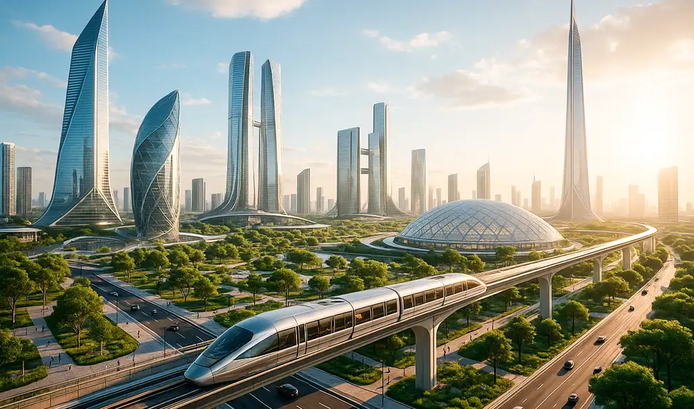 Proyectos como Seasteading y Belmont buscan transformar ambientes en eficientes urbes autosuficientes. Proyectos como Seasteading y Belmont buscan transformar ambientes en eficientes urbes autosuficientes.