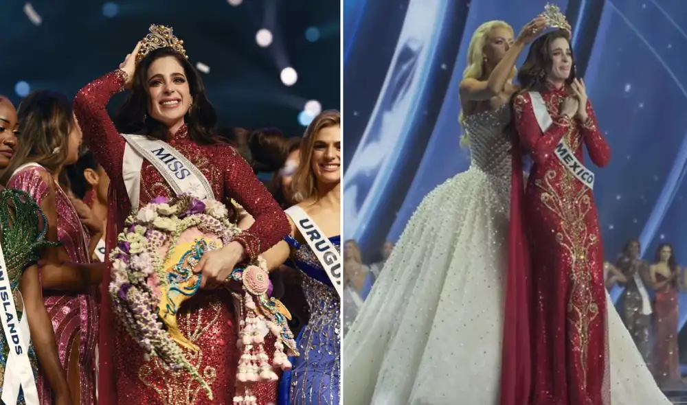 Fátima Bosch ganó el Miss Universo 2025. Foto: composición LR/difusión