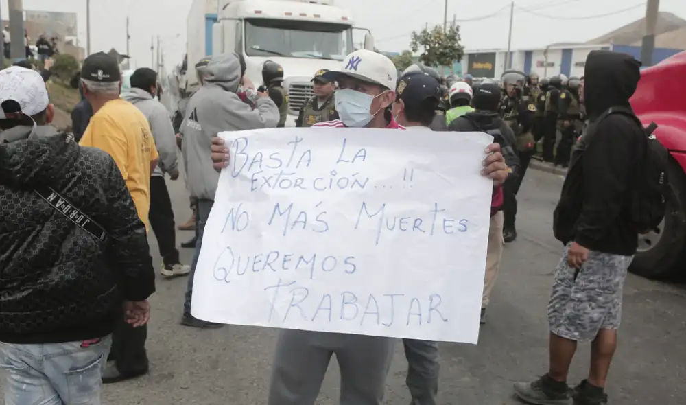 Transportistas vienen realizando jornadas de lucha ante la falta de medidas efectivas del Gobierno en seguridad Transportistas vienen realizando jornadas de lucha ante la falta de medidas efectivas del Gobierno en seguridad