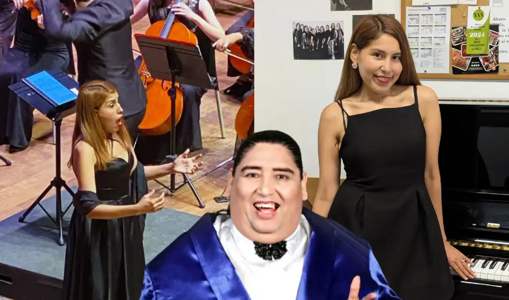 Madeleine Gutiérrez está haciendo un nombre en España como cantante de música lírica. Foto: Composición LR/Instagram.