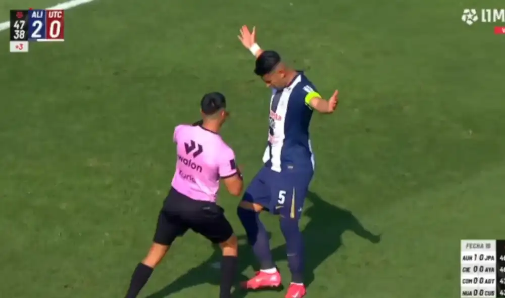 Carlos Zambrano se perderá los playoffs con Alianza Lima. Foto: captura de L1 Max