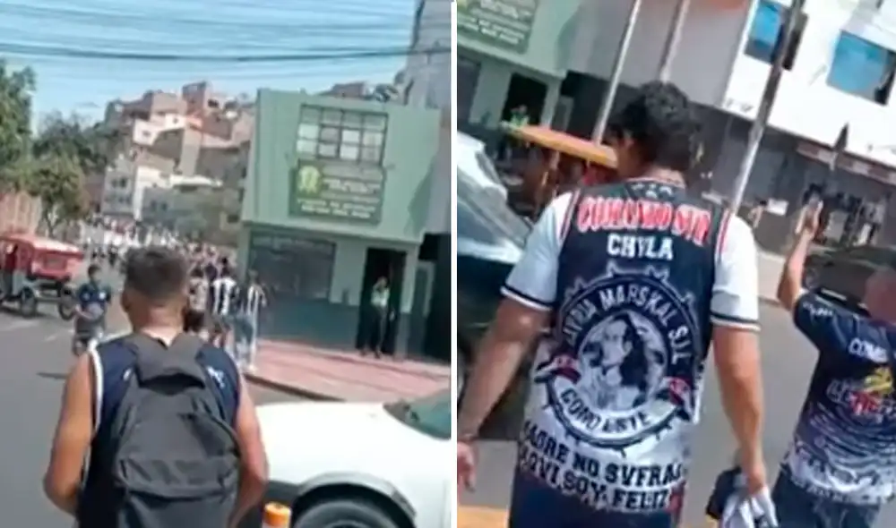 Testigos señalan que barristas y efectivos de la Policía Nacional se enfrentaron en la avenida México, en el distrito de La Victoria. Foto: Composición LR Testigos señalan que barristas y efectivos de la Policía Nacional se enfrentaron en la avenida México, en el distrito de La Victoria. Foto: Composición LR