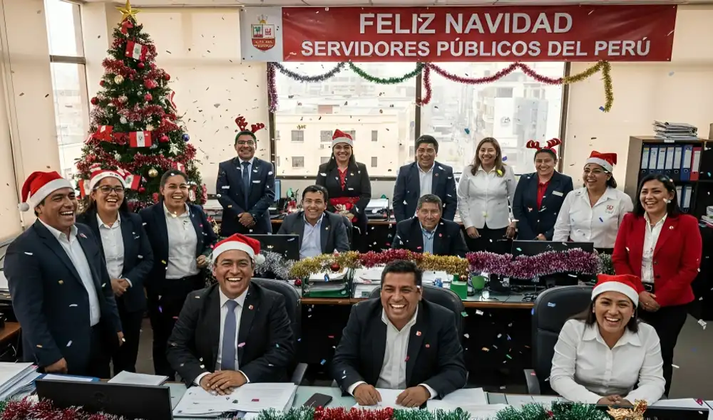 Trabajadores del sector público en Perú recibirán en diciembre el pago del aguinaldo por Navidad 2025. Trabajadores del sector público en Perú recibirán en diciembre el pago del aguinaldo por Navidad 2025.