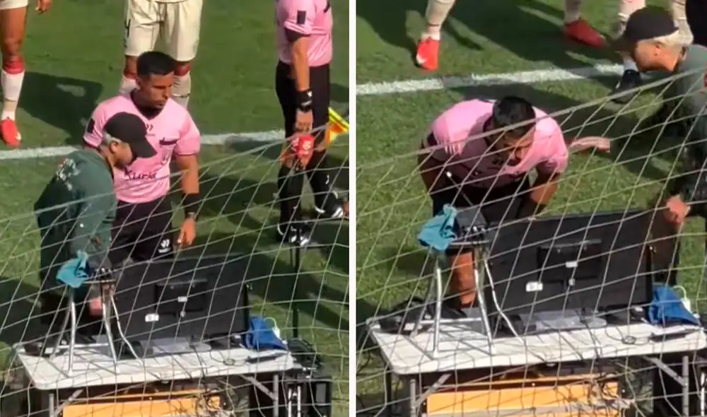 Julio Quiroz fue el árbitro del Alianza Lima vs UTC. Foto: composición LR/captura de enHD Julio Quiroz fue el árbitro del Alianza Lima vs UTC. Foto: composición LR/captura de enHD