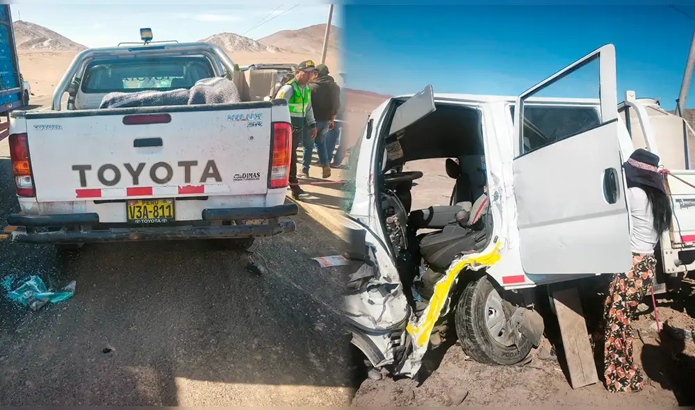 El hecho ocurrió la mañana del lunes 24 de noviembre, en la Panamericana Sur. Foto: Composición LR / PNP Carreteras