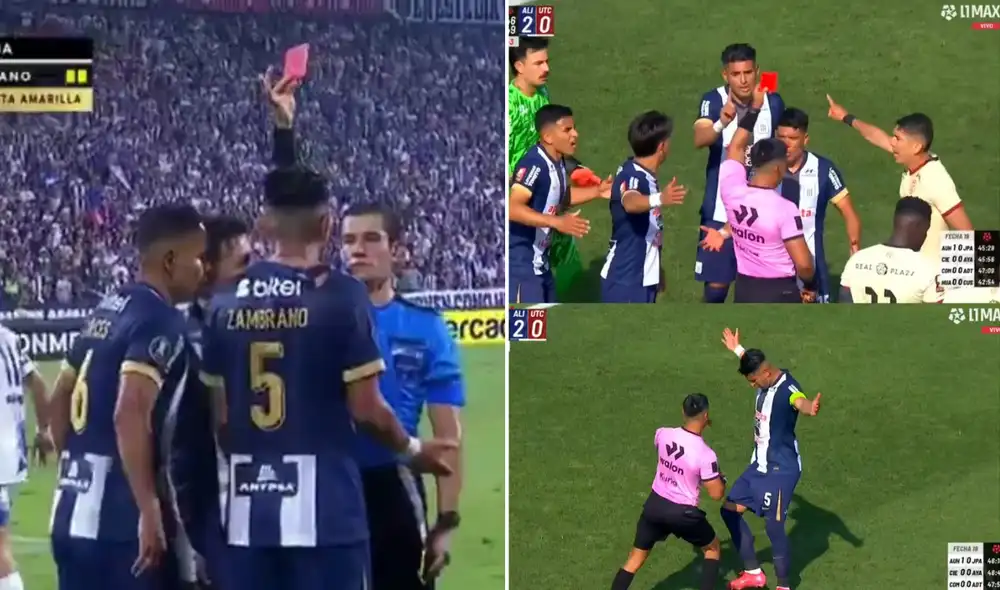 Carlos Zambrano sumó su séptima tarjeta roja con Alianza Lima en lo que va en el 2025. Carlos Zambrano sumó su séptima tarjeta roja con Alianza Lima en lo que va en el 2025.