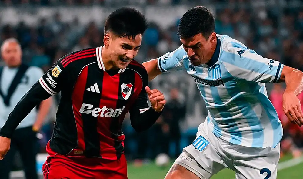 River Plate no pudo de visita ante Racing Club en el Cilindro de Avellaneda. Foto: River Plate