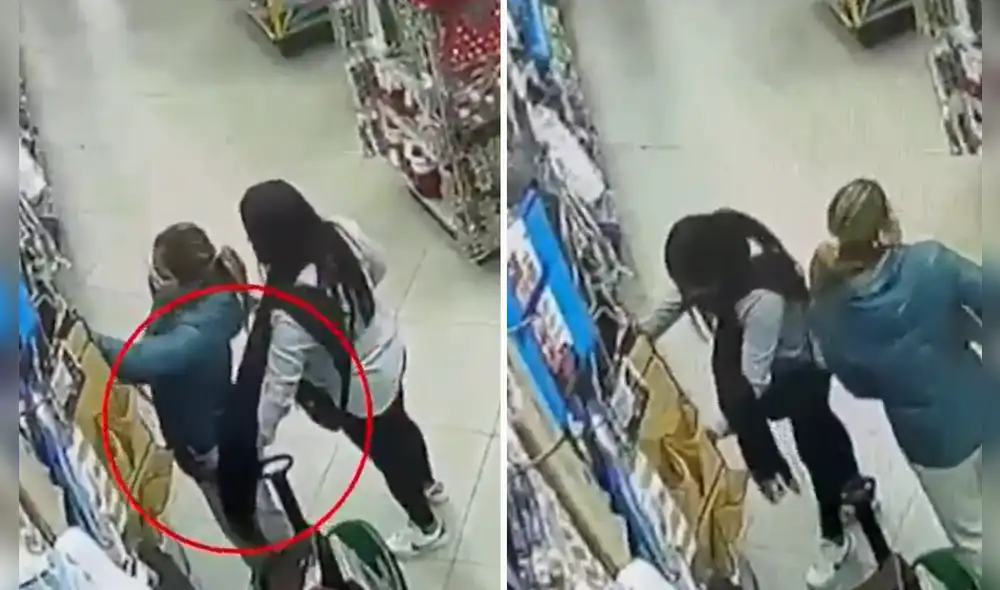 La víctima solo se percató del hurto cuando la ladrona se puso a su lado y le pregunta por su teléfono. Foto: ATV. La víctima solo se percató del hurto cuando la ladrona se puso a su lado y le pregunta por su teléfono. Foto: ATV.