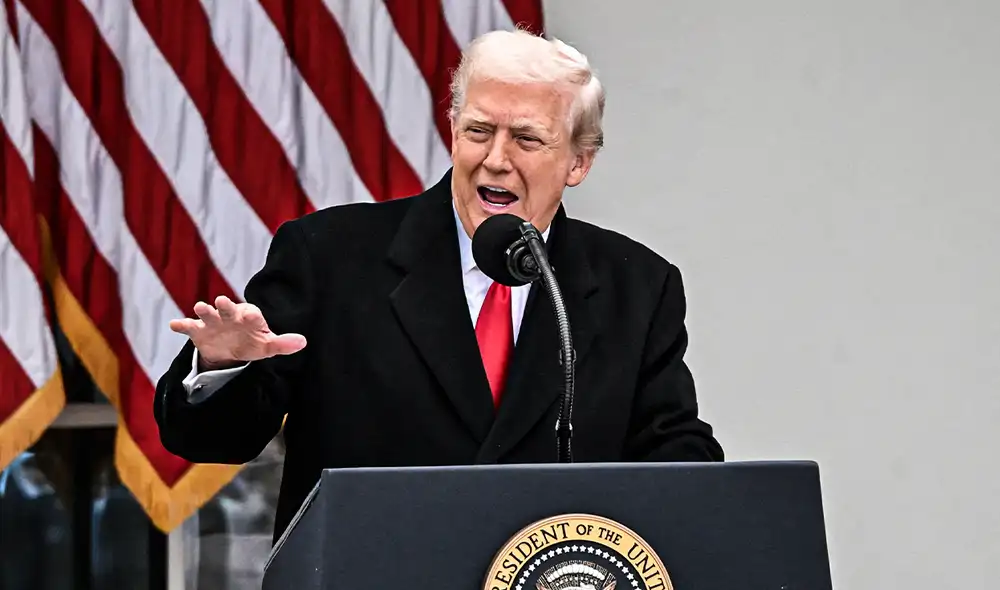 Trump añadió que recibirá informes permanentes sobre el progreso de las negociaciones. Foto: AFP.