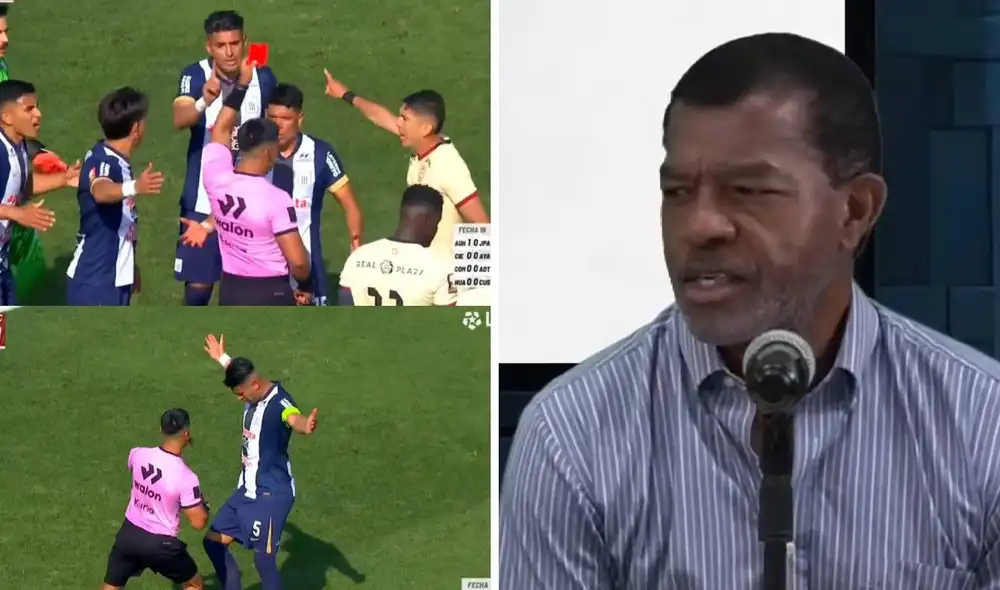 Julio César Uribe dio su opinión sobre el reclamó de Alianza Lima para rectificar la roja a Carlos Zambrano. Foto: composición LR/Radio Ovación/difusión Julio César Uribe dio su opinión sobre el reclamó de Alianza Lima para rectificar la roja a Carlos Zambrano. Foto: composición LR/Radio Ovación/difusión