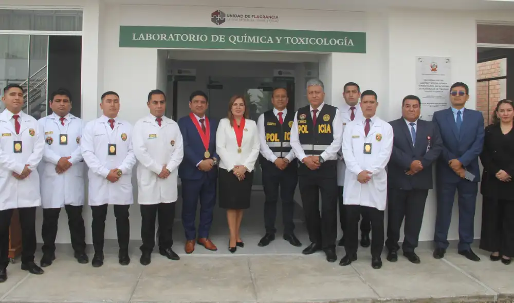 Este laboratorio fortalecerá el procesamiento de pruebas en casos de flagrancia delictiva. Fuente: Difusión.