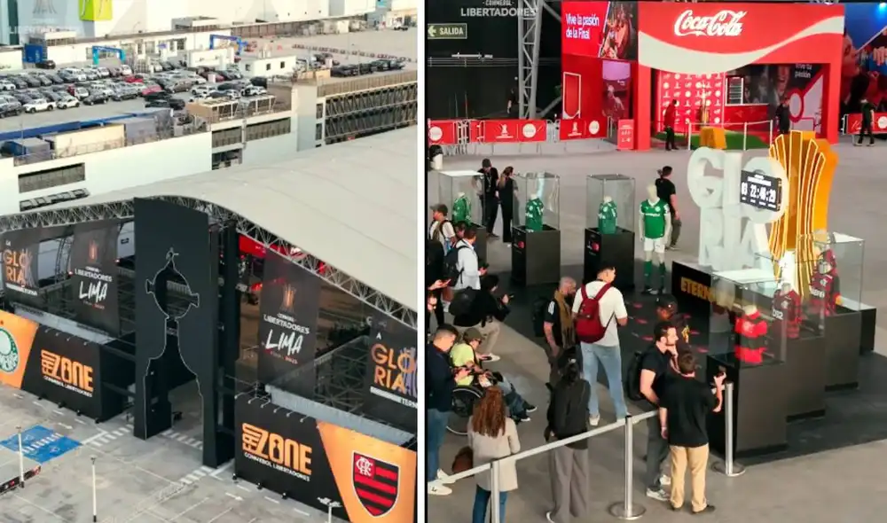 Fan Zone de la Libertadores promete entretener a diversos hinchas del fútbol. Foto: Lr/CONMEBOL Libertadores