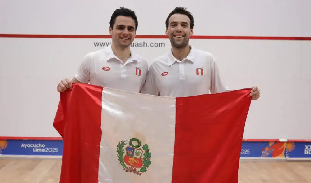 Alonso Escudero y Rafael Gálvez (Squash) ganaron la presea dorada.