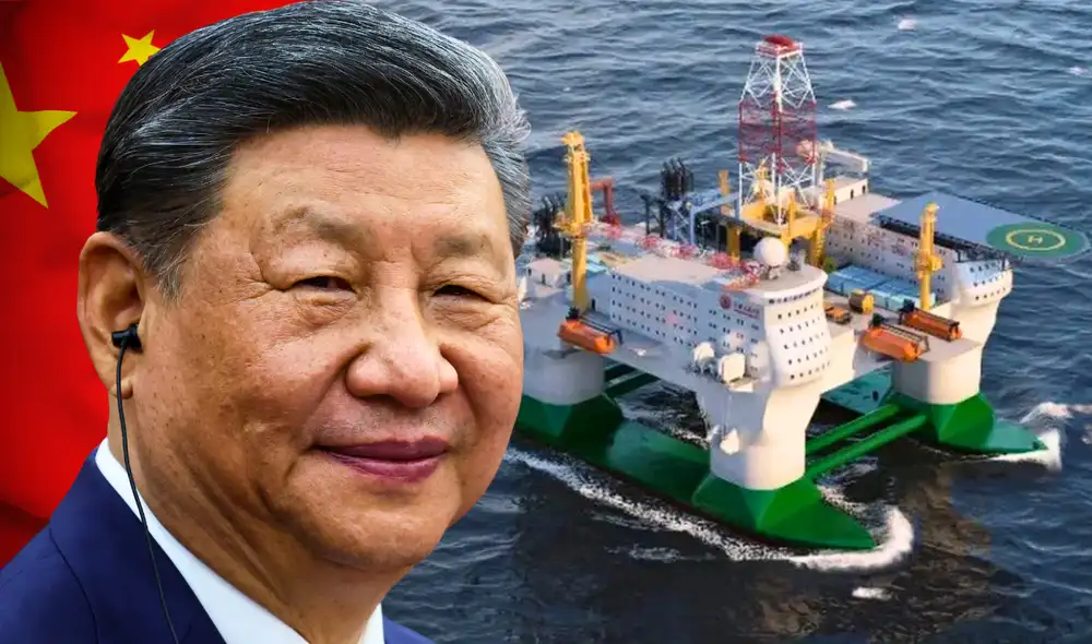 La isla flotante china combina movilidad, autonomía y blindaje nuclear avanzado. Foto: Composición LR