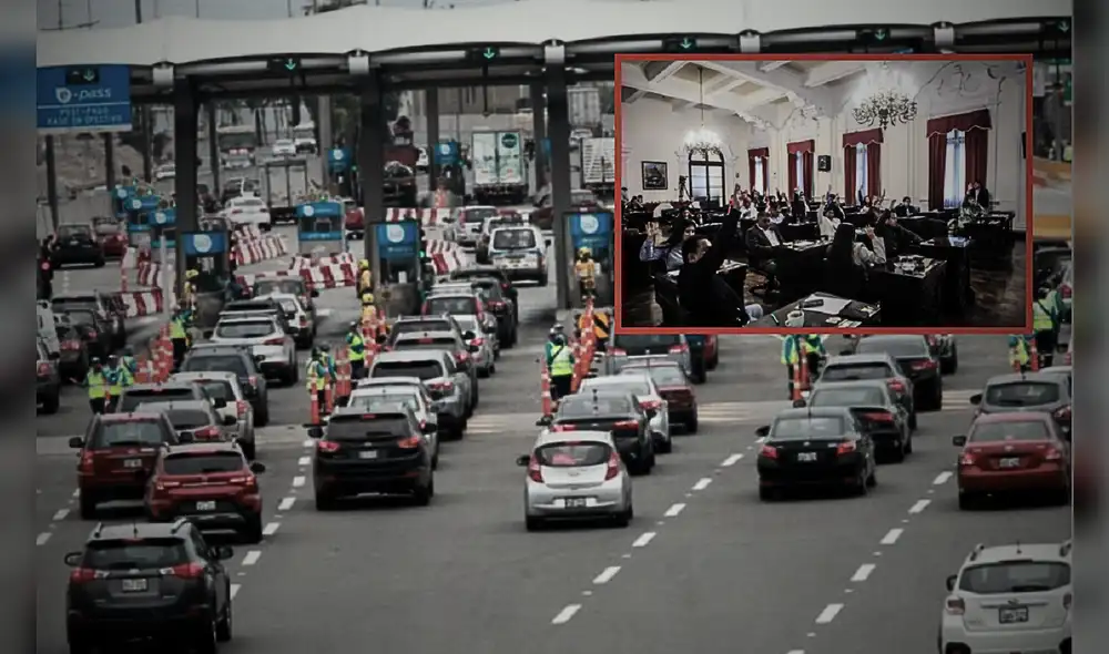 Rutas de Lima no se da abasto tras suspensión de peajes. Rutas de Lima no se da abasto tras suspensión de peajes.