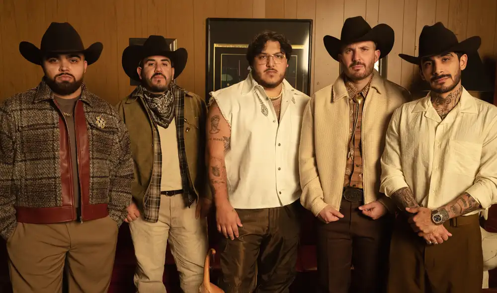 Grupo Frontera, la reconocida banda con raíces mexicanas, llegará a Perú el 17 de octubre de 2026 para su gira 'Triste pero bien c*brón tour', en el Multiespacio Costa 21. Foto: difusión