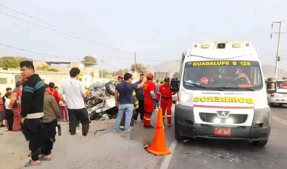 La mayoría de heridos viajaba en la tolva de una camioneta. Foto: cortesía.