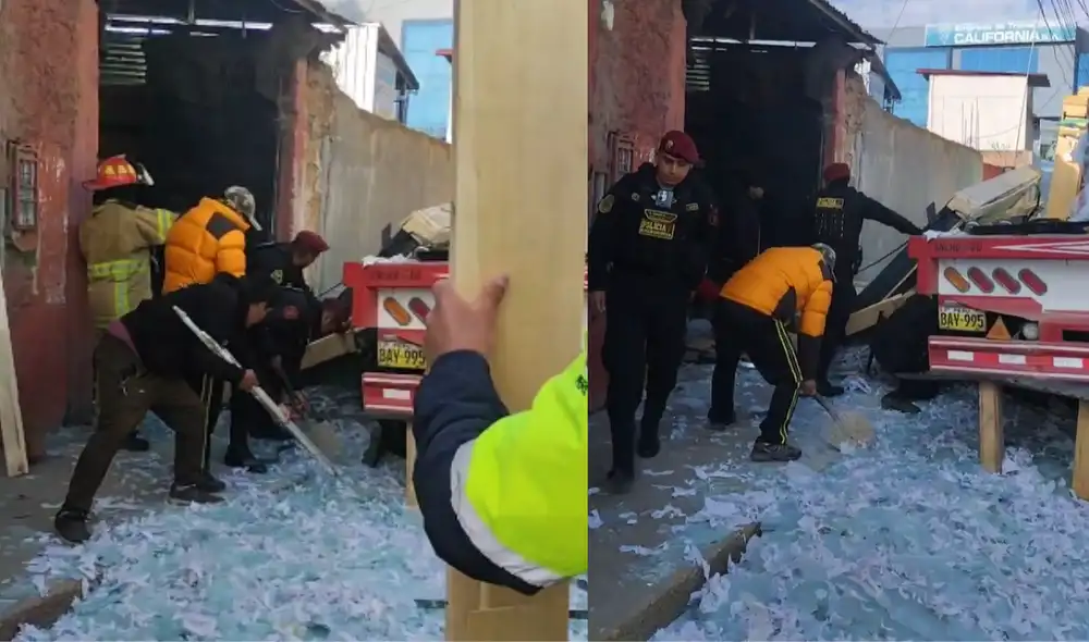 Un joven trabajador falleció al caerle cinco toneladas de vidrio sobre su cuerpo en Huancayo.