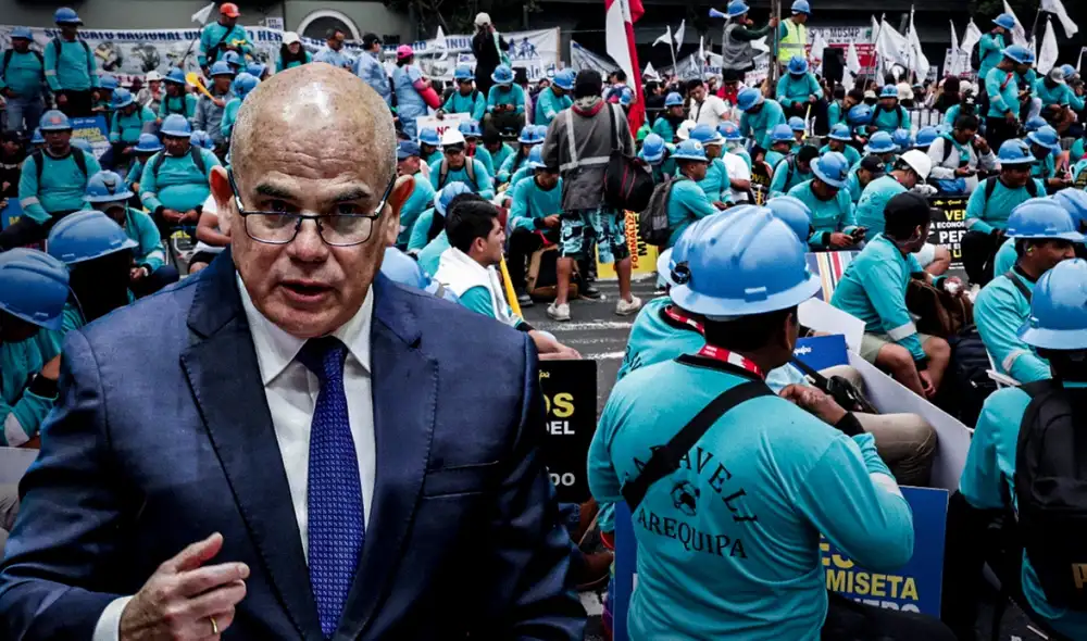 El premier Álvarez cuestionó la disposición que autoriza una reincorporación de los mineros que fueron excluidos del proceso de formalización minera. Foto: composición LR/PCM/SebastiánBlanco