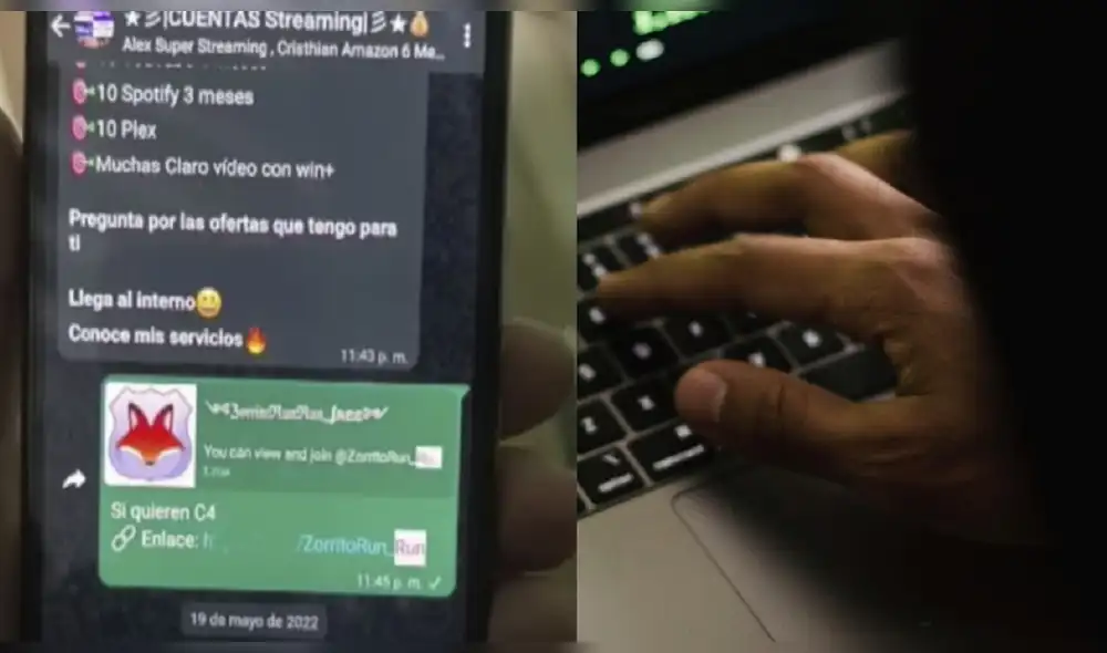 Dos ciberdelincuentes ofrecían datos personales de peruanos.