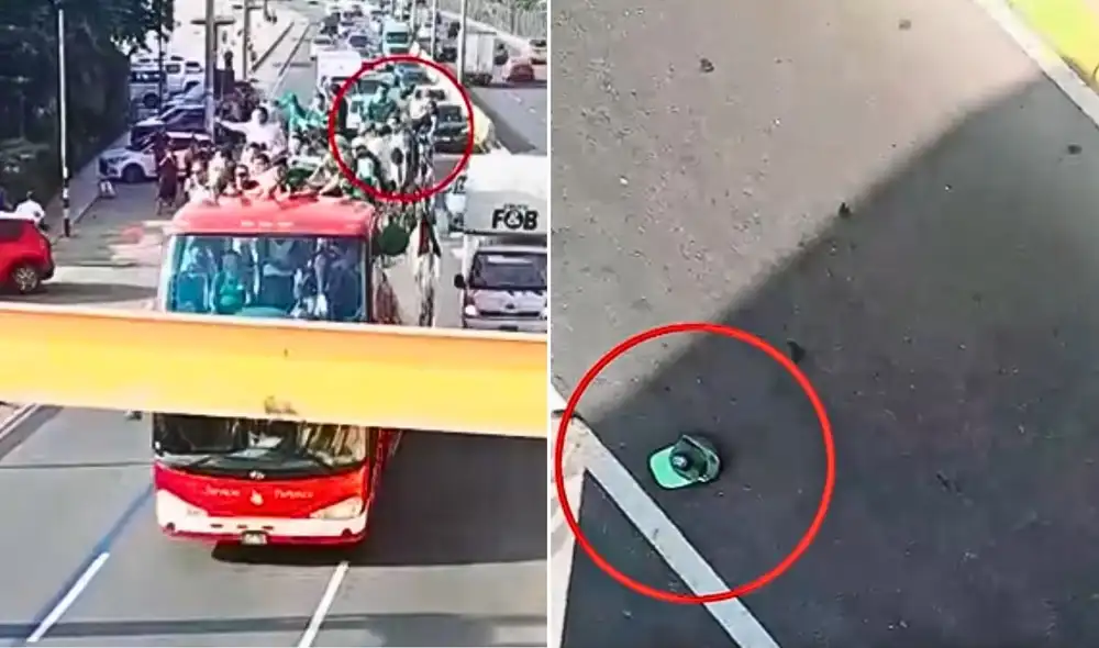 Hincha del Palmeiras fallece tras impactarse en bus turístico Hincha del Palmeiras fallece tras impactarse en bus turístico