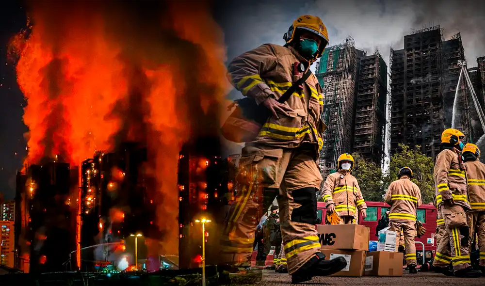El incendio en un complejo residencial de Hong Kong dejó 151 personas fallecidas a fines de noviembre de 2025.
