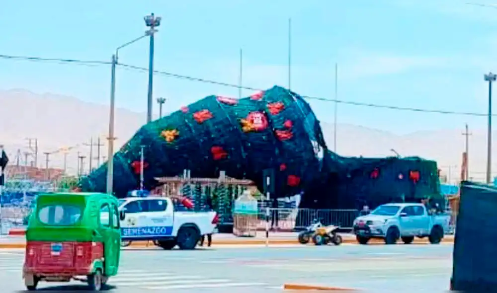 Monumento fue inaugurado en Plaza El Algarrobal, en Ilo. Foto: Cortesía
