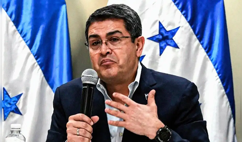 Juan Orlando Hernández fue indultado por la Administración Trump. Foto: E&N