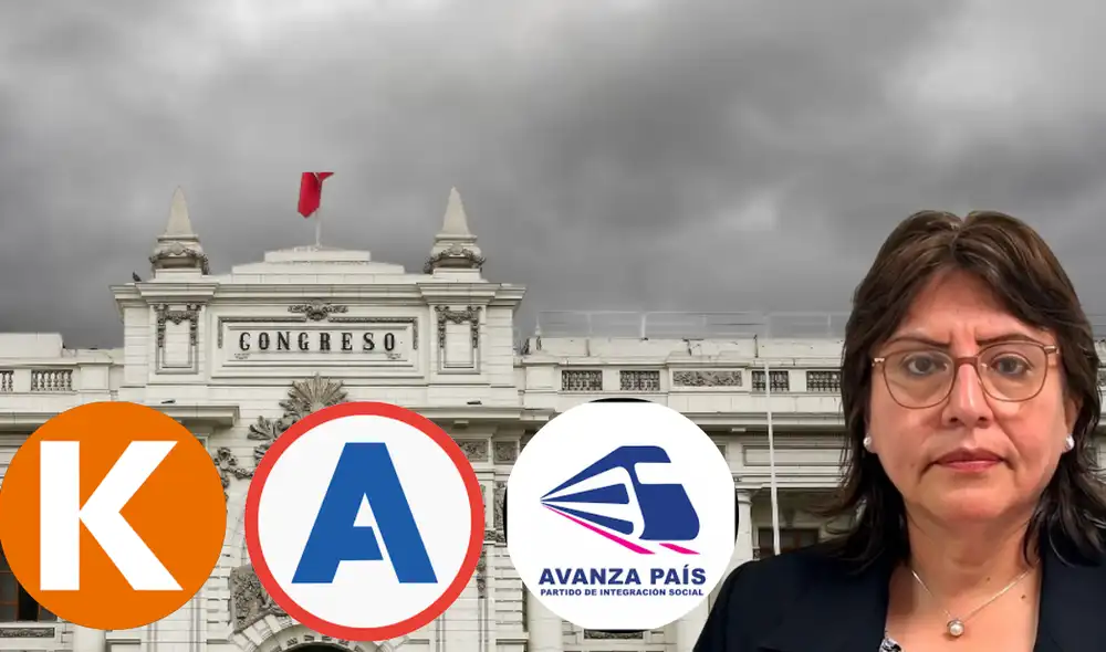 El Pleno del Congreso no alcanzó los 68 votos para inhabilitar a Delia Espinoza. Foto: Composición/LR