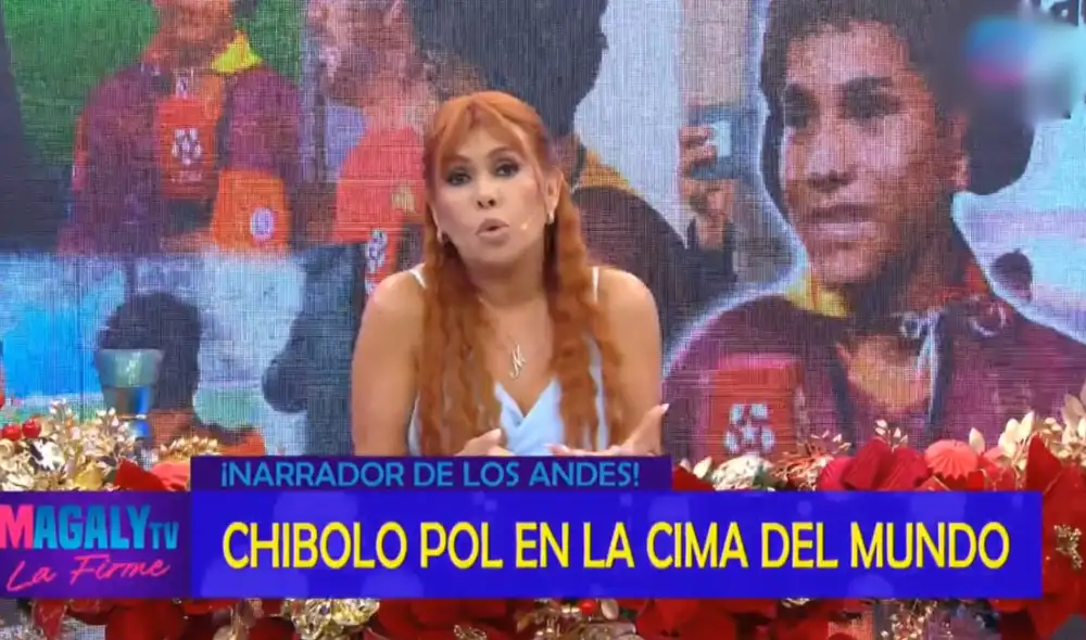 La conductora se pronunció sobre el joven narrado que se hizo viral tras narrar un partido de la Libertadores desde un cerro. Foto: ATV