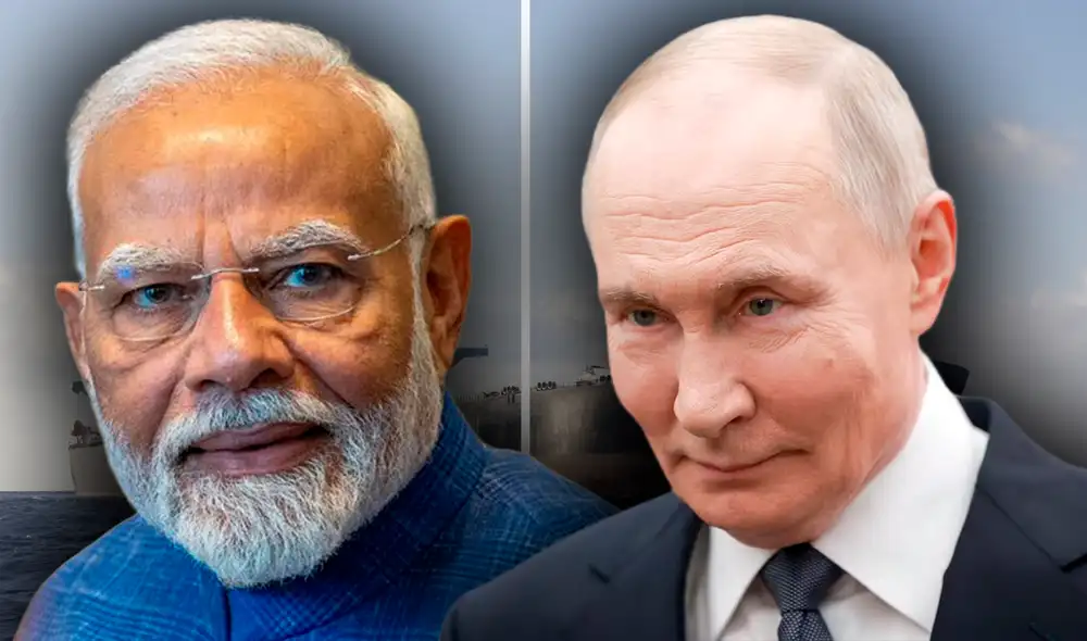 Putin se reunio con el primer ministro de la India.