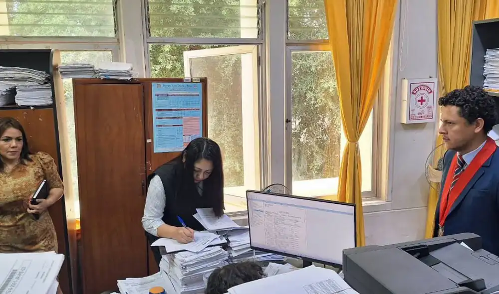 Durante la inspección, se revisaron reportes de escritos pendientes, expedientes de apelación. Fuente: Difusión. Durante la inspección, se revisaron reportes de escritos pendientes, expedientes de apelación. Fuente: Difusión.