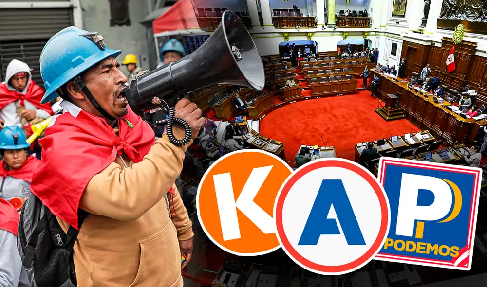 Entre Fuerza Popular, APP y Podemos sumaron 33 votos a favor de la ampliación del Reinfo. El resto lo completaron la mayoría de bancadas de izquierda y Somos Perú. Foto: composición LR/Congreso Entre Fuerza Popular, APP y Podemos sumaron 33 votos a favor de la ampliación del Reinfo. El resto lo completaron la mayoría de bancadas de izquierda y Somos Perú. Foto: composición LR/Congreso