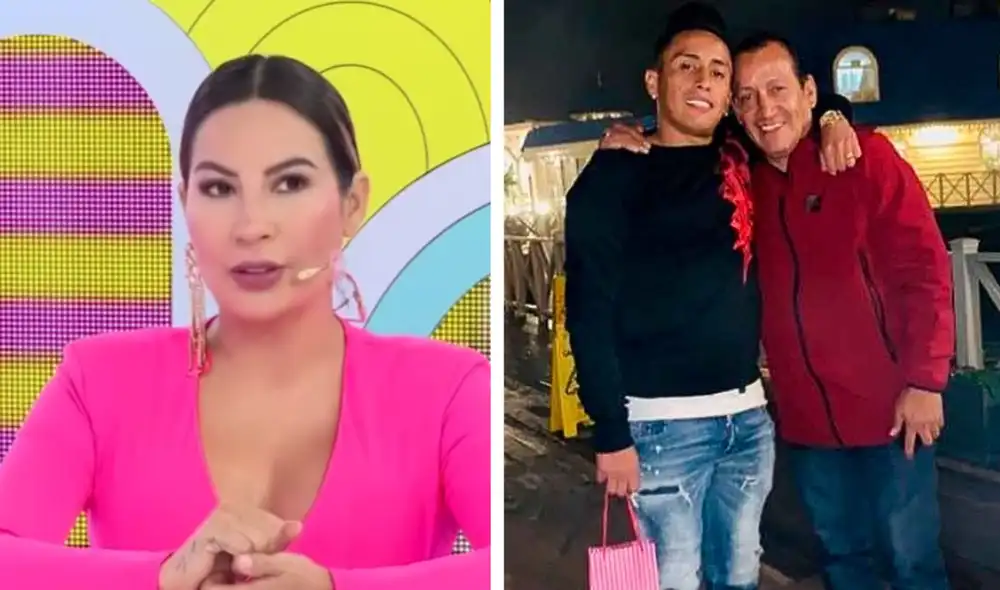Pamela López dejó entrever que el padre de Christian Cueva fue infiel a su esposa Foto: Composición LR Pamela López dejó entrever que el padre de Christian Cueva fue infiel a su esposa Foto: Composición LR