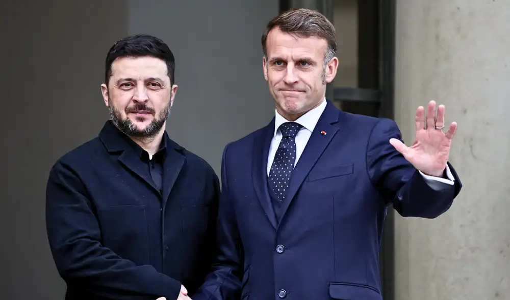 Macron denuncia nuevos ataques rusos y afirma que Europa busca garantías de seguridad para Ucrania. Foto: AFP Macron denuncia nuevos ataques rusos y afirma que Europa busca garantías de seguridad para Ucrania. Foto: AFP