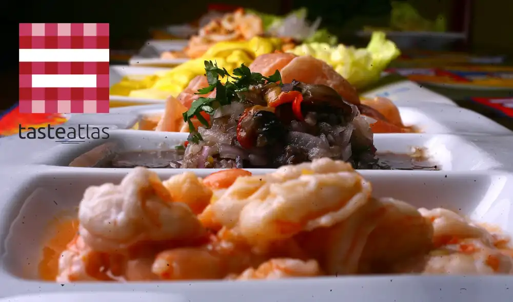 La gastronomía peruana se coloca en en puesto 3 del ranking mundial de Taste Atlas. La gastronomía peruana se coloca en en puesto 3 del ranking mundial de Taste Atlas.