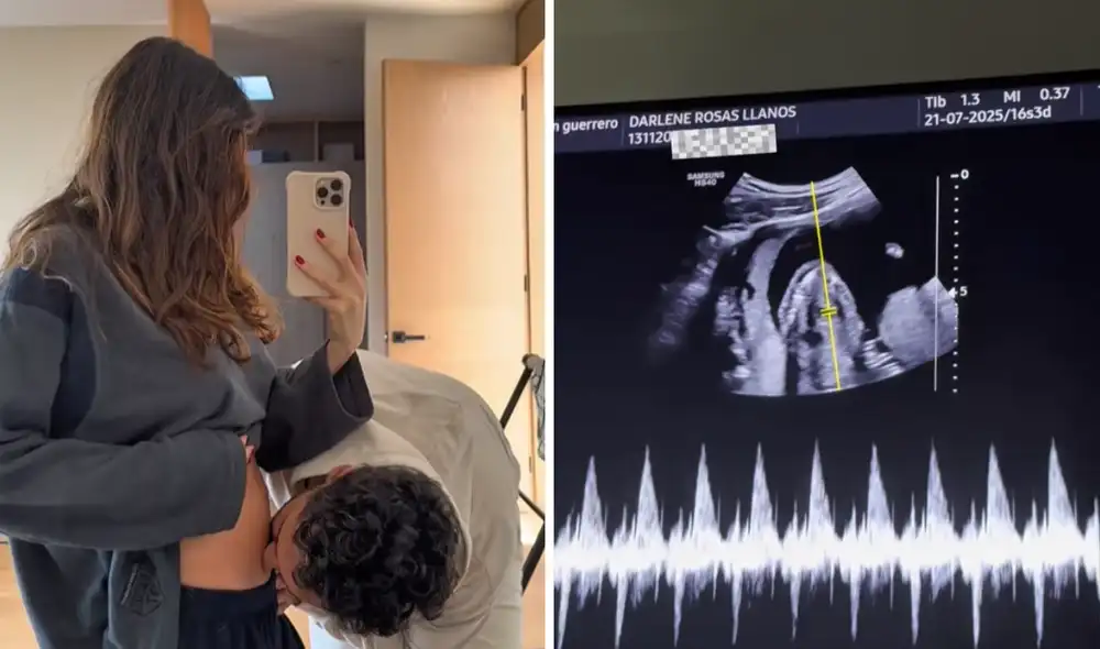 Darlene Rosas anunció que será mamá Foto: Composición LR Darlene Rosas anunció que será mamá Foto: Composición LR