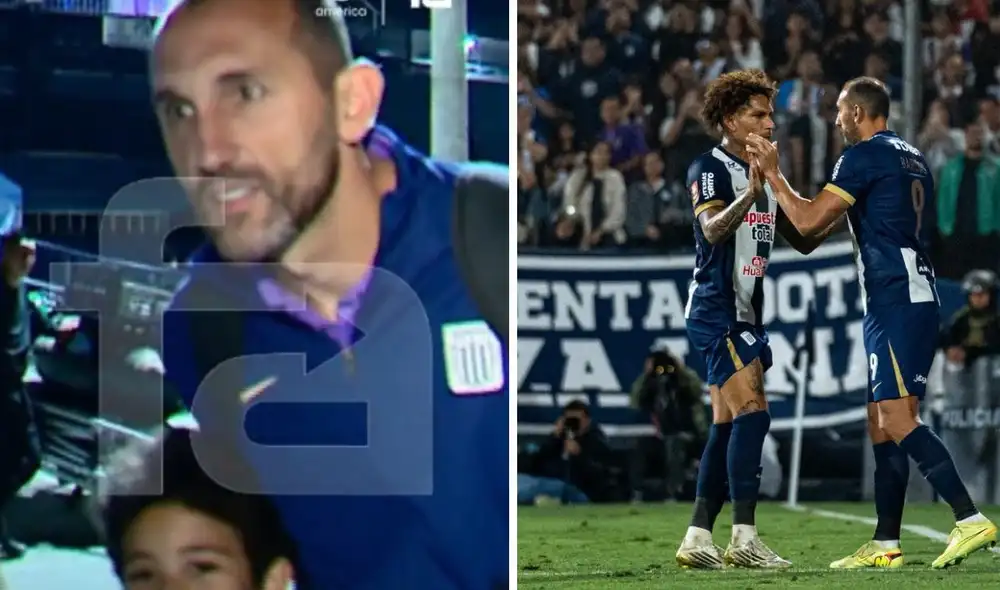 Hernán Barcos se despide de 'Matute' luego de perder ante Sporting Cristal. Foto: Lr/Fútbol en América