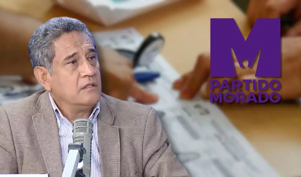 El Partido Morado eligió a Mesías Guevara como candidato presidencial para las Elecciones 2026. Foto: composición LR.