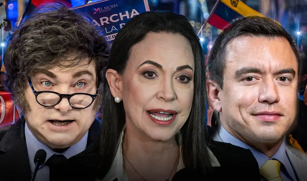 Javier Milei, Daniel Noboa, Santiago Peña y José Raúl Mulino confirmaron su viaje a Noruega como invitados de María Corina Machado.