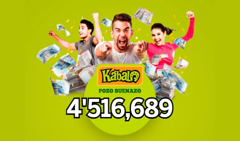 Nuevo sorteo de La Kábala con Pozo Buenazo de S/4.516.689 | Foto: Intralot Nuevo sorteo de La Kábala con Pozo Buenazo de S/4.516.689 | Foto: Intralot
