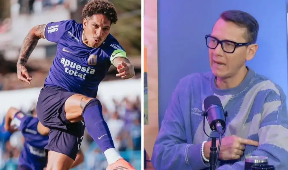 Diego Penny señaló que la actitud de Paolo Guerrero lo hace un gran líder. Foto: composición LR/Mano a Mano/ Alianza Lima