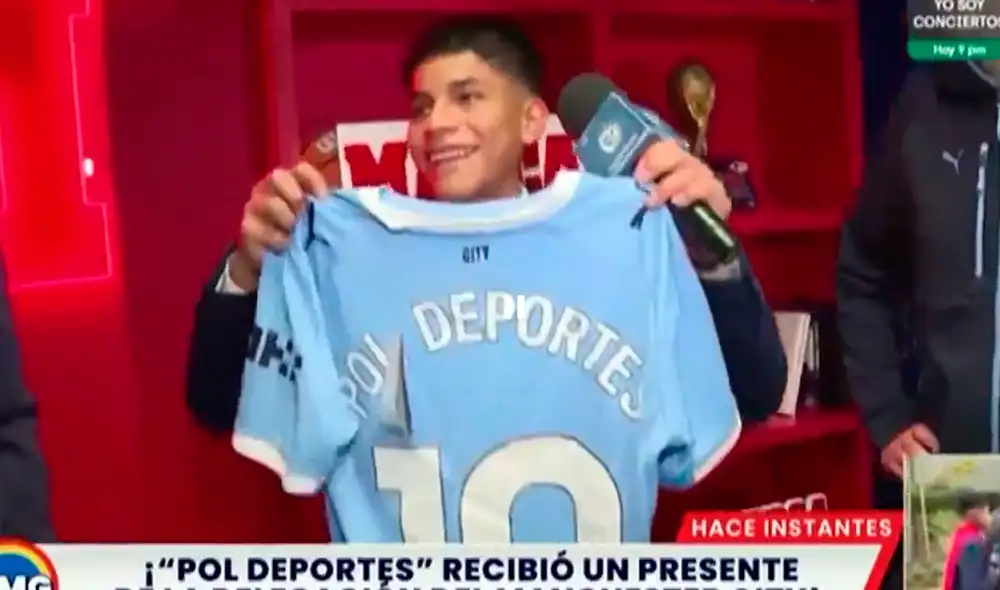 'Pol Deportes' se encuentra en España realizando la cobertura de la Champions League. Foto: Latina TV 'Pol Deportes' se encuentra en España realizando la cobertura de la Champions League. Foto: Latina TV