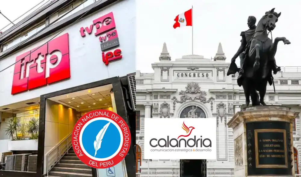 ANP y Calandria rechazaron contrabando del Congreso para que IRTP transmita Plenos del Hemiciclo durante campaña electoral. Foto: Composición/LR ANP y Calandria rechazaron contrabando del Congreso para que IRTP transmita Plenos del Hemiciclo durante campaña electoral. Foto: Composición/LR