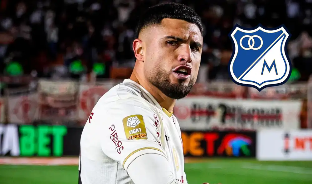 Rodrigo Ureña estaría en los planes de Millonarios FC. Foto: Universitario/Composición LR Rodrigo Ureña estaría en los planes de Millonarios FC. Foto: Universitario/Composición LR